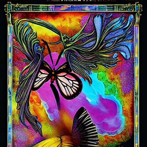 01335-1577091203-beautiful butterfly anatomy diagram, bold shūji, chart, professional painting, surreal, collage, new media design, poster, color.webp